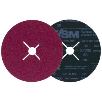 VSM KF760 Fibre Discs Ø180mm P50